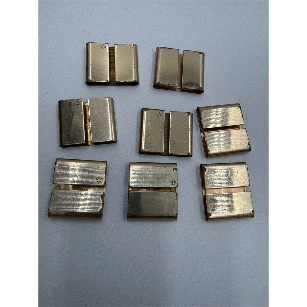 Boy Scouts BSA Cub Scout Belt Merit Badges Adventure Loop Slides Lot 8 Vintage‎